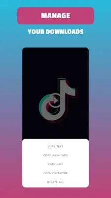 Tikget - TikTok Downloader android App screenshot 0